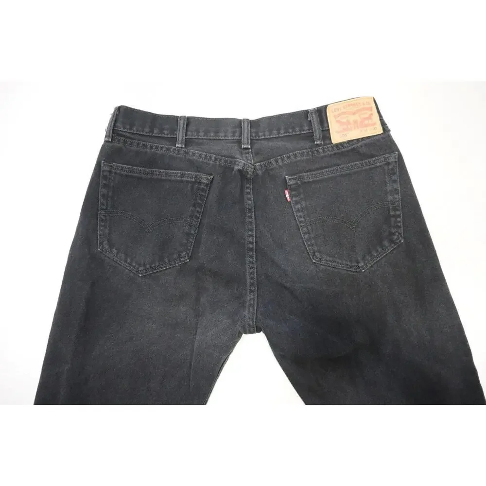 Levi's 505 Regular‎ Fit Straight Rugged Denim Jeans Mens Sz 36 x 30 Tag(38x30)
